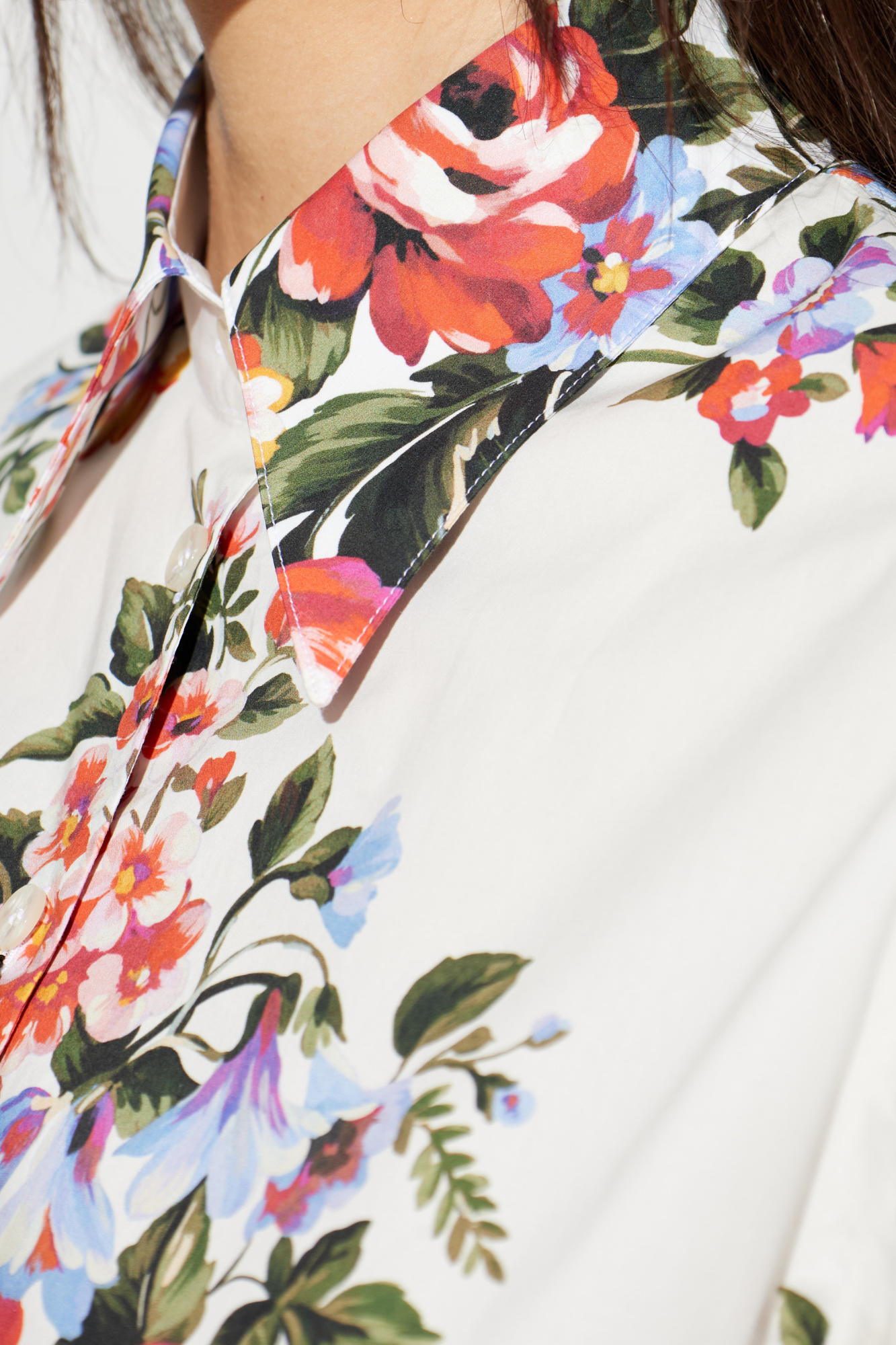 White Shirt with floral motif Dolce & Gabbana - Vitkac Canada